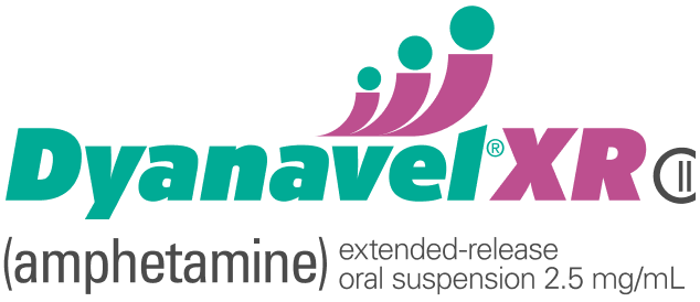 Dyanavel XR logo: (Amphetamine) extended-release oral suspension