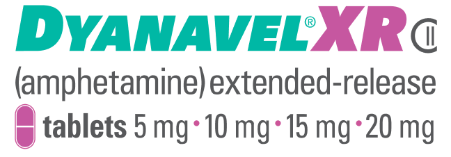 Dyanavel XR logo: (Amphetamine) extended Release tablets