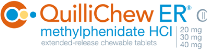QuilliChew ER logo : Methylphenidate HCI extended-release chewable tablets