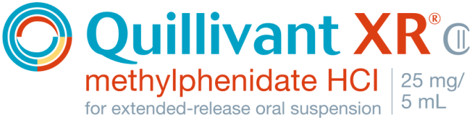 QuilliChew XR logo: Methylphenidate HCI oral suspension